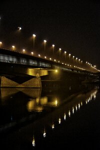 Vienna night danube photo