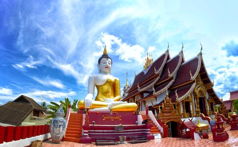 Buddha statue asia thailand photo