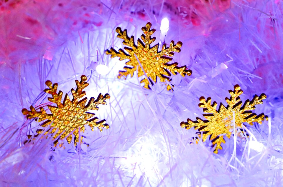 Decoration snow winter
