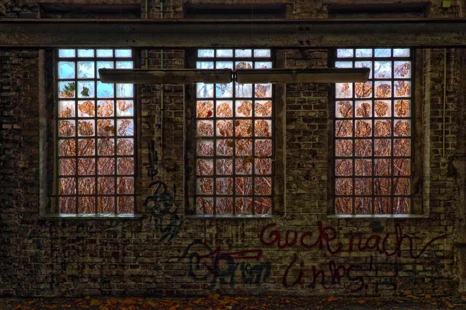 Industry hall abandoned