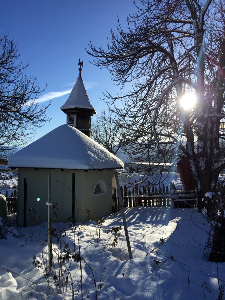 Snow dolomites alpine