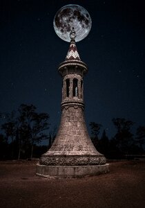 Landscape mexico night photo