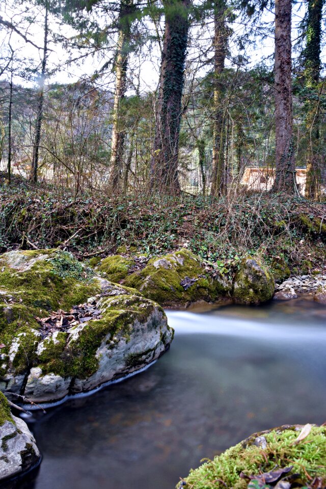 Bach waterfall landscape