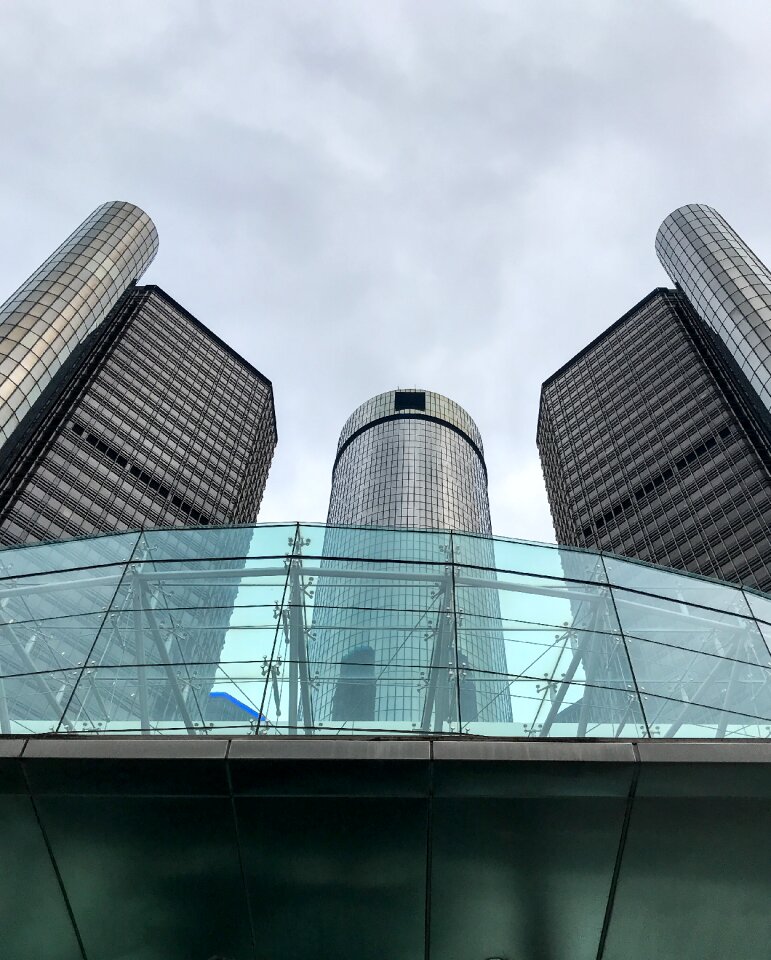 Skyscraper building architecture