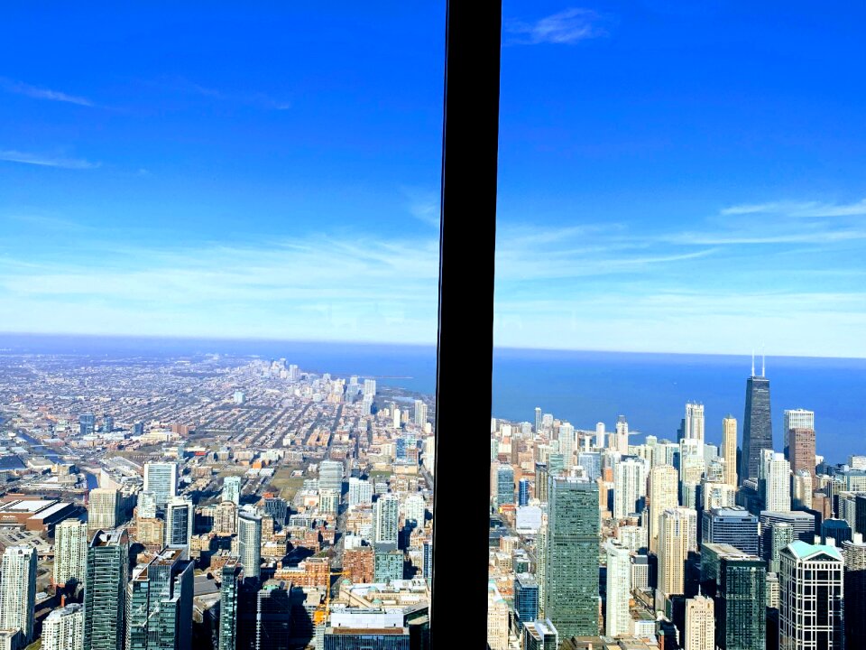 Sky view skyscrapers metropolitan