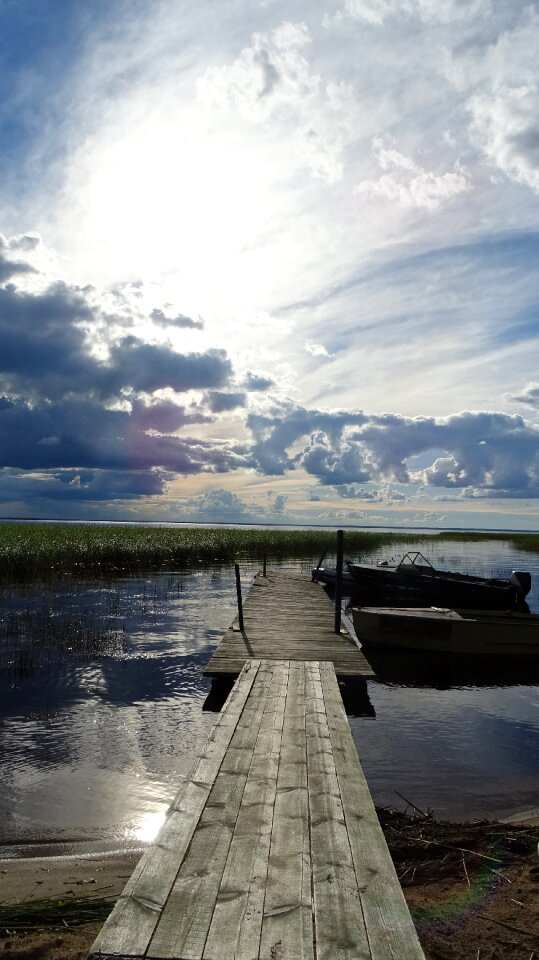 Landscape sky clouds photo