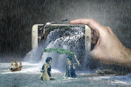 Smartphone woman young