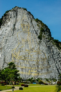 Golden buddha silverlake thailand photo