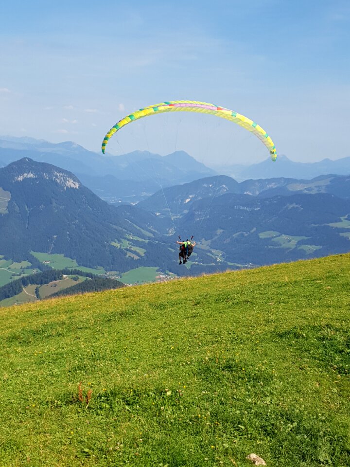 Alpine panorama heaven summer