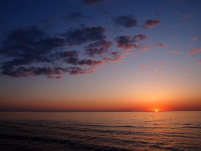 Evening landscape photo