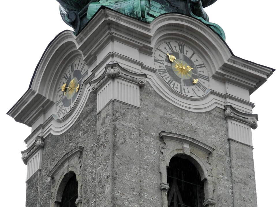 Salzburg gray clock