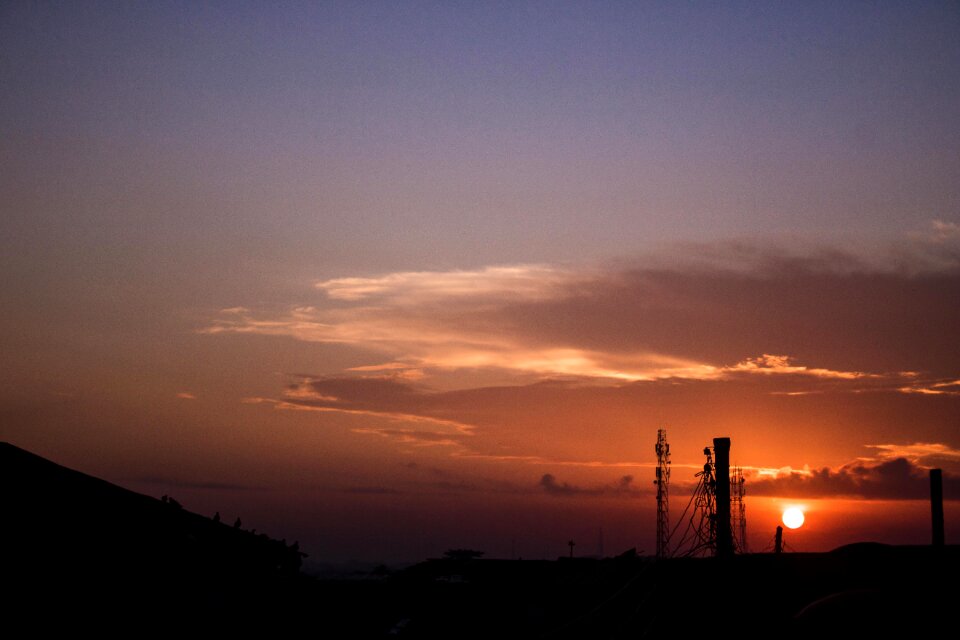 Nightfall sunrise