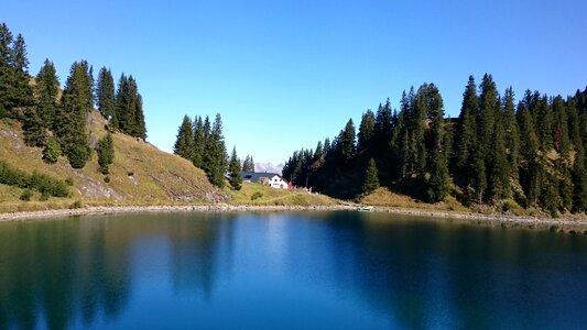 Landscape alpine water photo