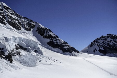 Landscape snow jungfrau