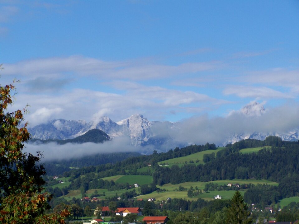Landscape alpine panorama