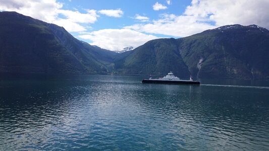Nature water mountains
