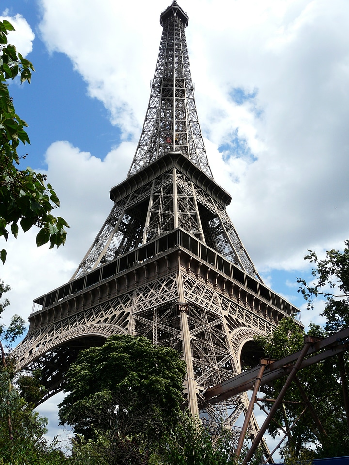 Eiffel tower paris france