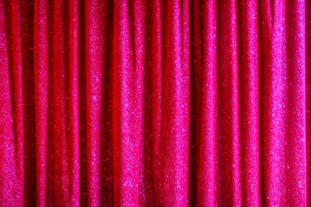 Stage show curtain on