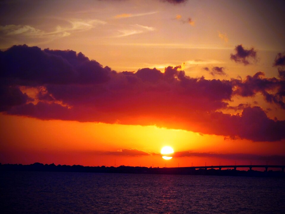 Nature peaceful evening