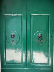 Decorative door knocker knocker photo