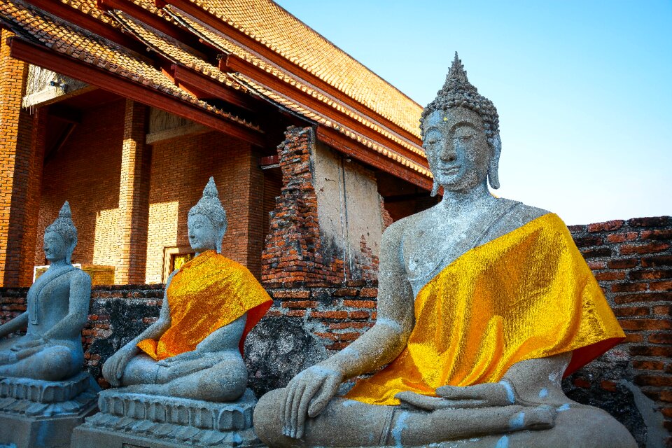 Ancient asia buddhism photo