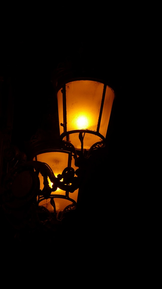 Lantern light street lighting photo