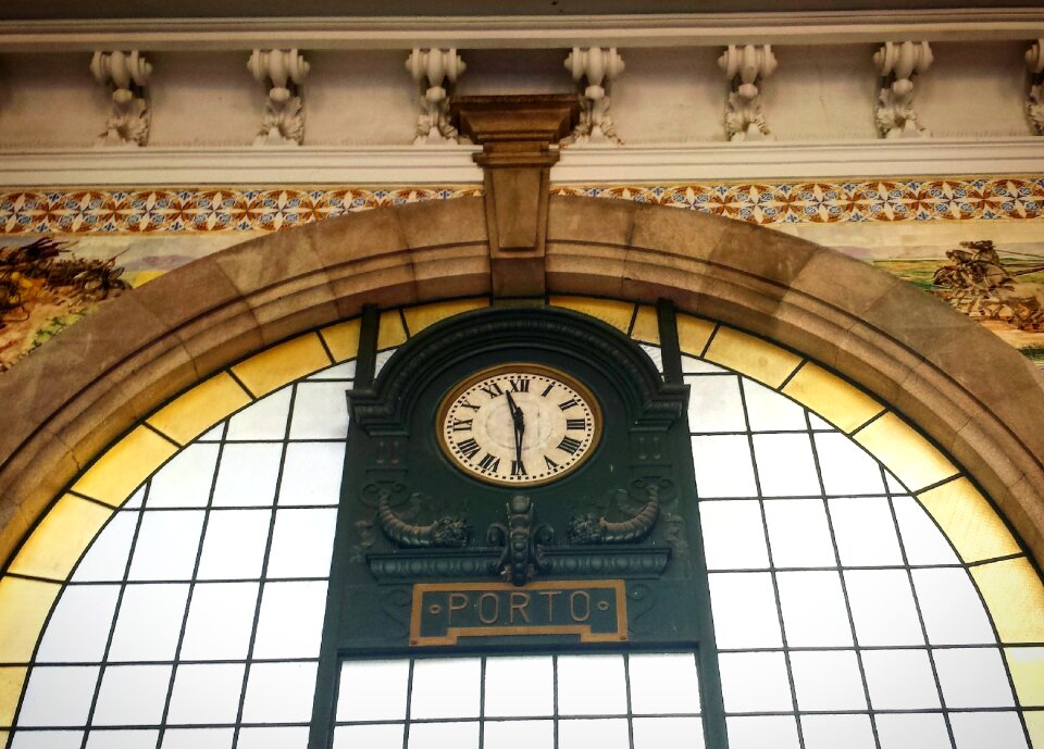 Clock portuguese city