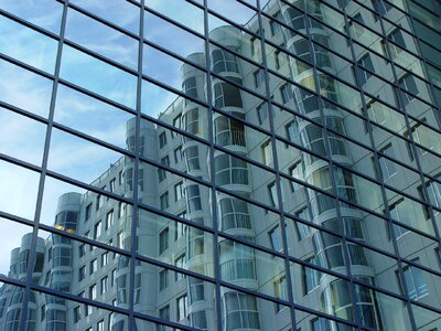 Highrise glass building