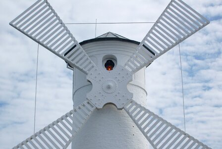 Windmill the baltic sea świnoujście