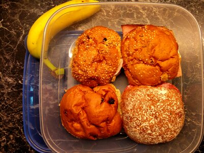 Lunch bread fruit