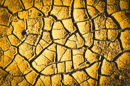 Dry crack texture photo