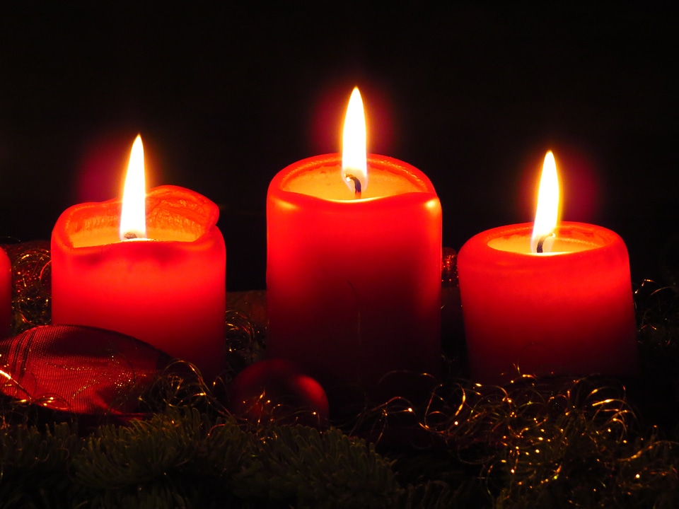 Christmas advent arrangement