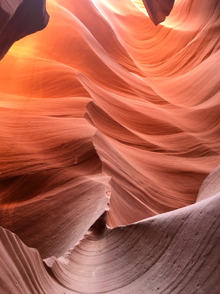 Light pole in Antelope Canyon, Arizona