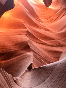 Light pole in Antelope Canyon, Arizona