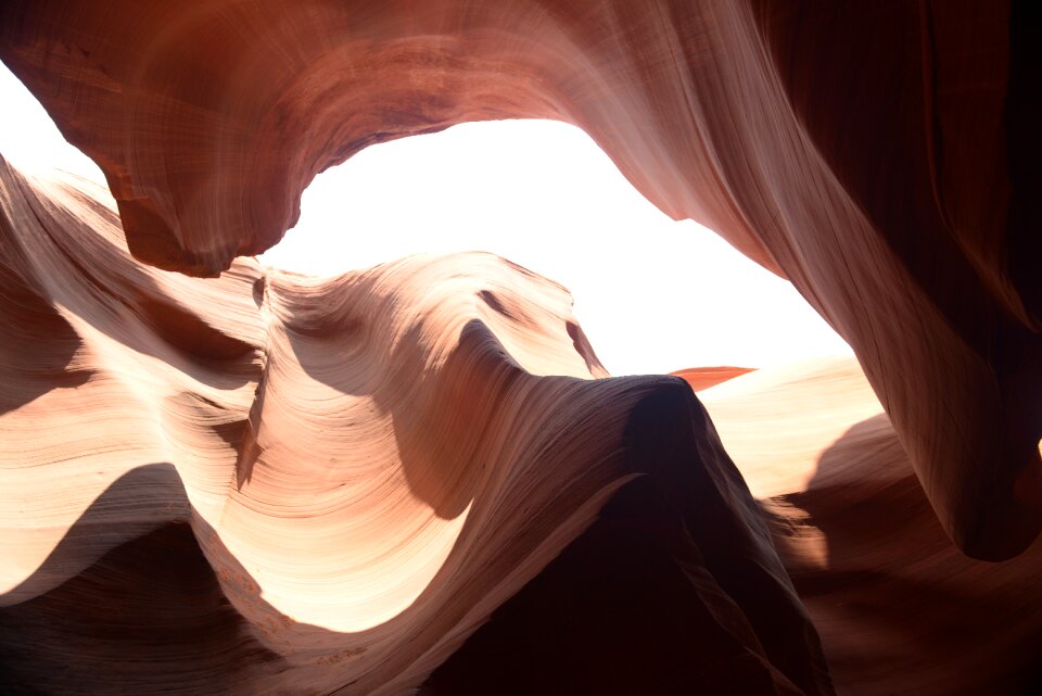 Light pole in Antelope Canyon, Arizona