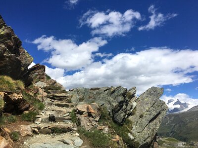 The famous Tour du Mont Blanc near Chamonix, France