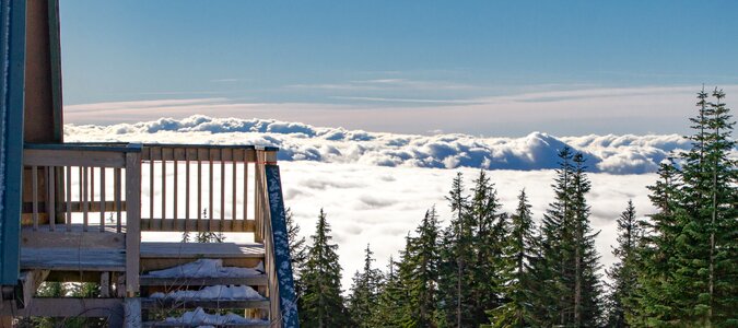 Winter at Grouse Mountain, Vancouver, BC