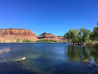 Cathedral Rock with reflections, Sedona, Arizona, USA photo