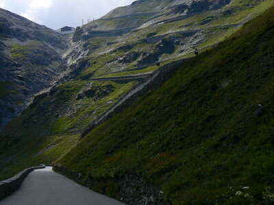 Stelvio Pass, Dolomites, Italy photo