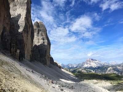 Tre Cime. Dolomite Alps, Italy photo