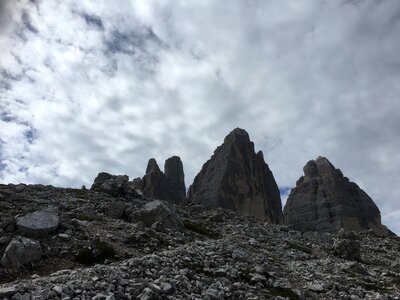 Tre Cime. Dolomite Alps, Italy photo