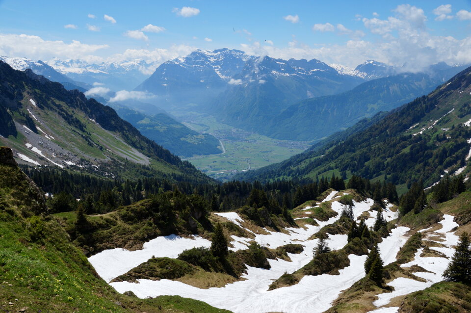 Glaernisch high mountain in Glarus