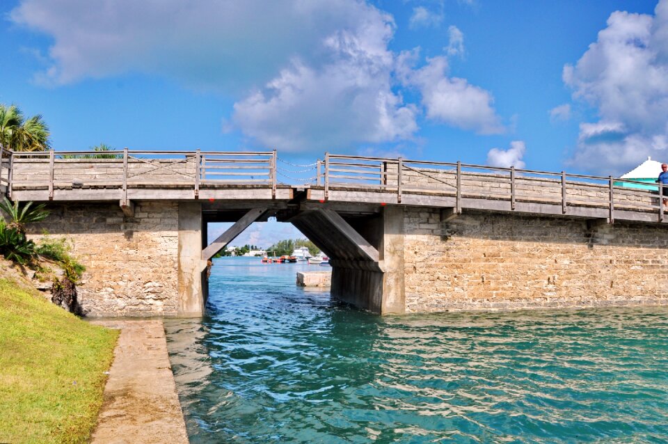 Old Wooden Drawbridge