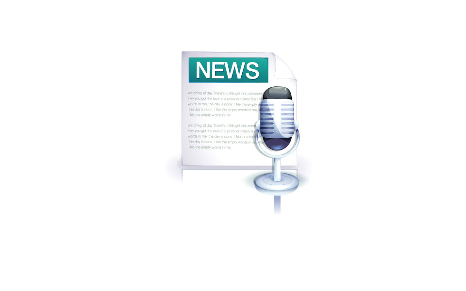 Announcement or radio broadcast of good news