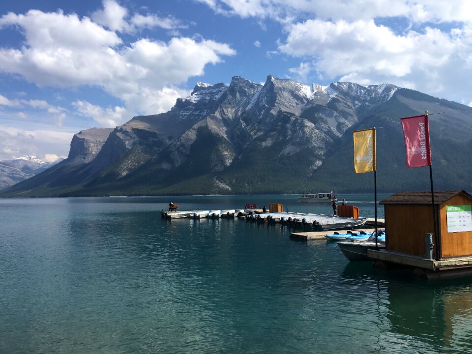 Spirit Island in Maligne Lake, Jasper, Canada