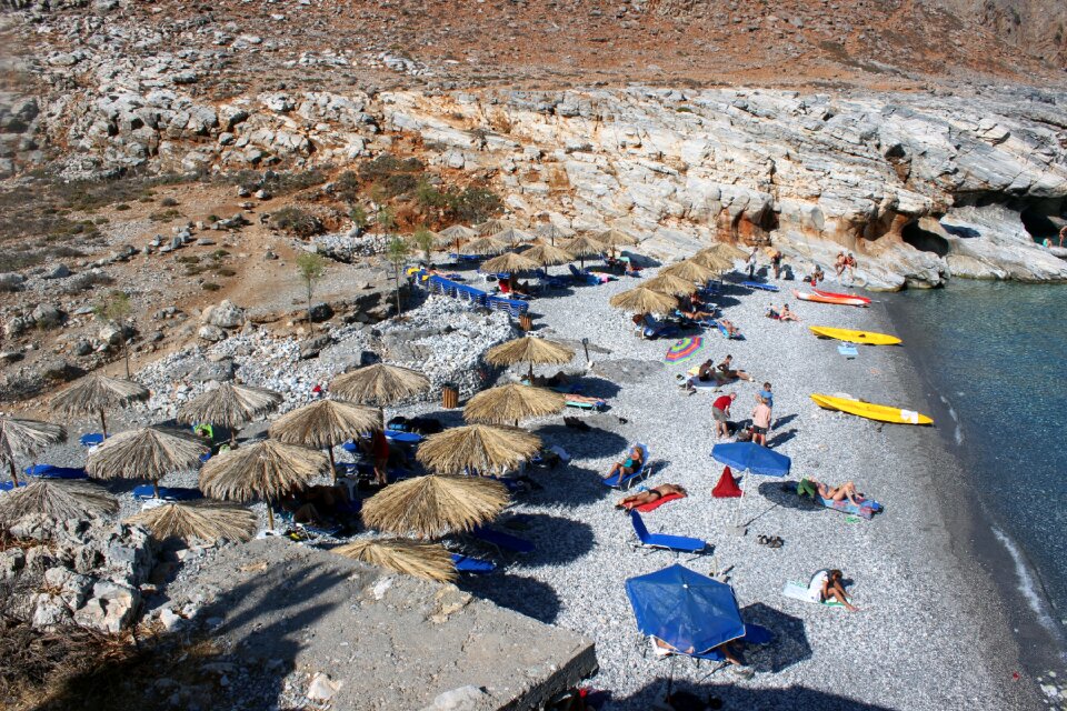 Marmara Beach island of Crete, Greece
