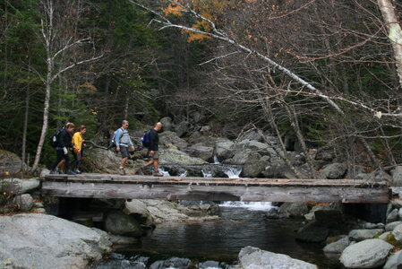 Tuckerman Ravine Trail, New Hampshire during the fall