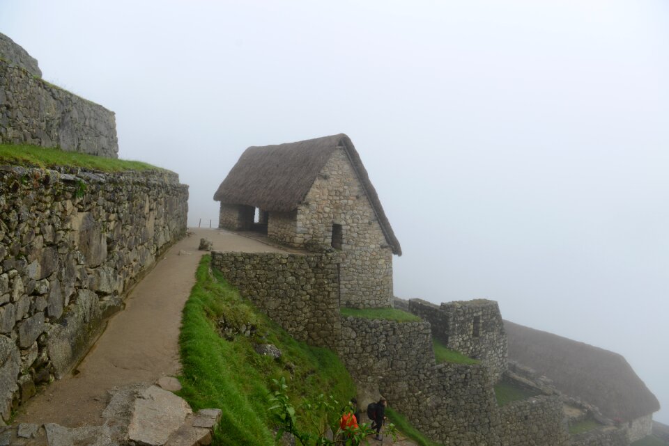Ancient ruins of Winay Wayna on the Inca Trail, Peru