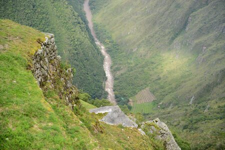 Mountain View Along the Inca Trail, Peru photo