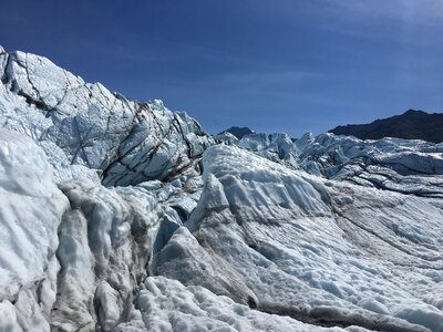 Exit Glacier, Kenai Fjords National Park, Seward, Alaska photo